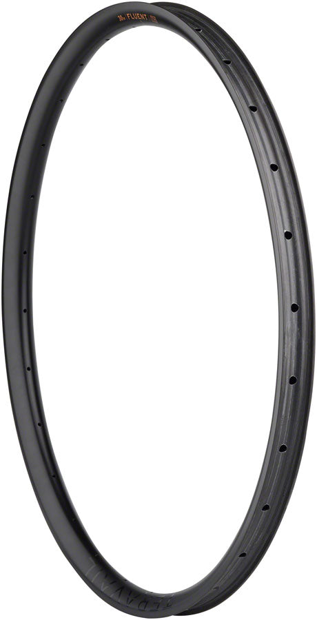 Teravail Fluent Mountain Rim - Rear 29" Disc Brake Matte Carbon 28H