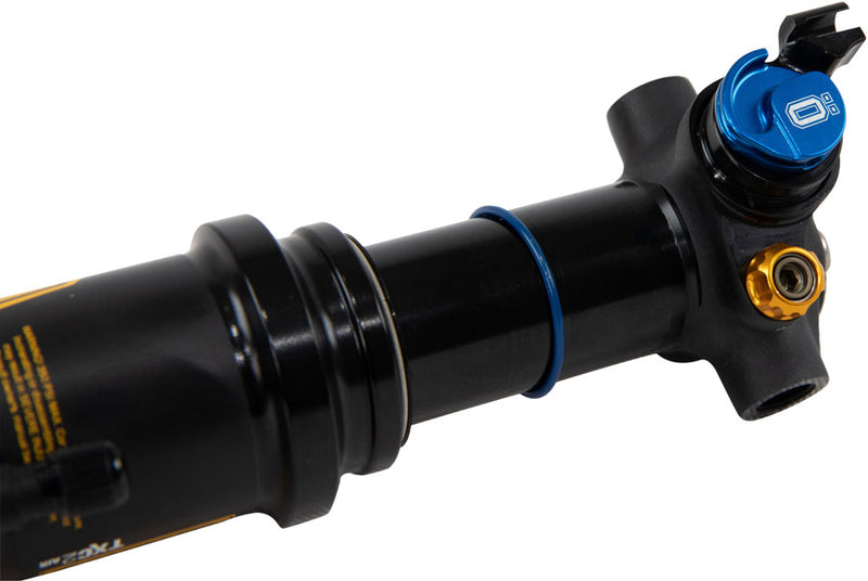 Ohlins TXC2 Rear Shock - Metric 165mm x 45mm Remote Actuated Twin-Tube Damper Adjustable Volume Air Spring Trunnion BLK