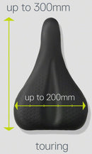 Delta HexAir Saddle Cover - Touring Black