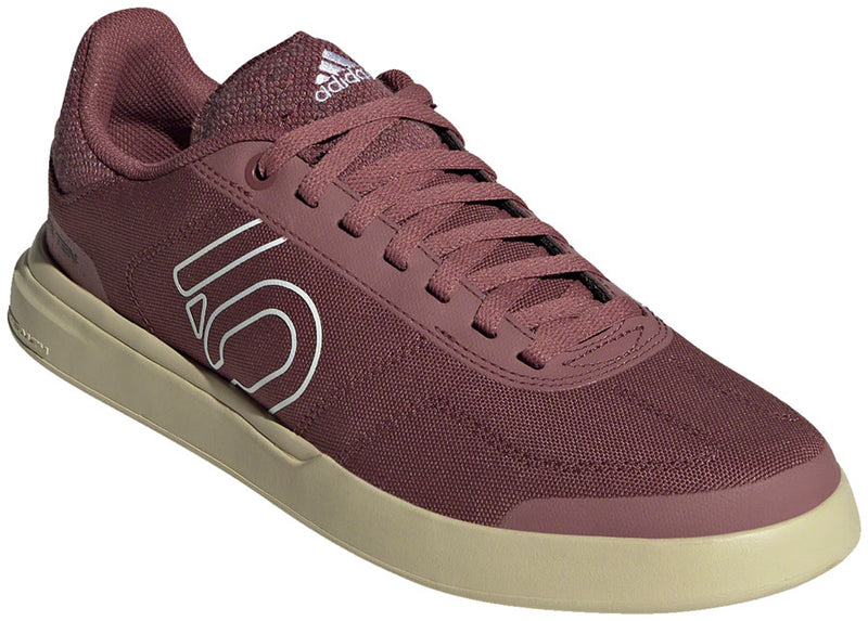 Five Ten Sleuth DLX Canvas Flat Shoes - Women's Quiet Crimson/FTWR White/Sandy Beige 10