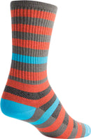 SockGuy Crew Metro Socks - 6" Orange/Gray Large/X-Large