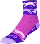 SockGuy Classic Pounce Socks - 3" Purple Large/X-Large