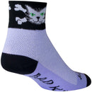 SockGuy Classic Bad Kitty Socks - 2" Purple Womens Small/Medium