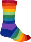 SockGuy Crew Fabulous Socks - 6" Rainbow Large/X-Large