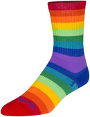 SockGuy Crew Fabulous Socks - 6" Rainbow Large/X-Large