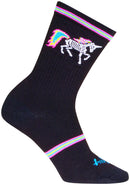SockGuy Dark Magic Crew Socks - 6" Black/Multi Large/X-Large