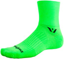 Swiftwick Aspire Four Socks - 4" Lime Green Small