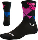 Swiftwick Vision Six Geometric Sock - 6" Black X-Large