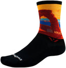 Swiftwick Vision Impression National Park Crew Socks - 6" Arches Large