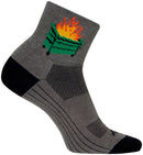 SockGuy 2020 Classic Socks - 3" Gray/Black Small/Medium