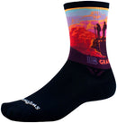 Swiftwick Vision Impression National Park Crew Socks - 6" Canyon Lookout Large