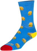 SockGuy Crew Burgers Socks - 6" Large/X-Large