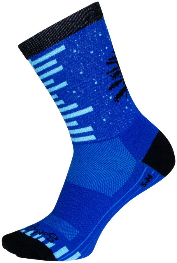 SockGuy Night and Day Crew Sock - 6" Small/Medium