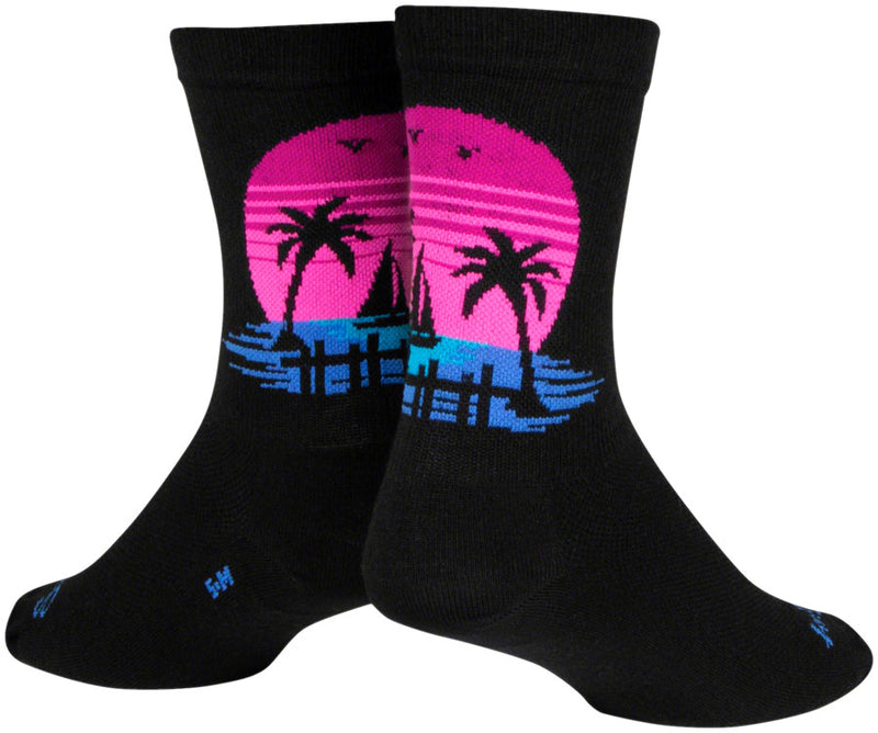 SockGuy Sunset Crew Sock - 6" Large/X-Large