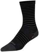 SockGuy SGX Black Stripes Socks - 6" Black Small/Medium