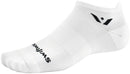 Swiftwick Aspire No Show Socks - White Large