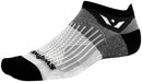 Swiftwick Aspire No Show Socks - Black Pewter Large