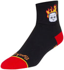 SockGuy Classic Burnt Out Socks - 3" Small/Medium