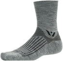Swiftwick Pursuit Quarter Crew Socks - 4" Heather Large