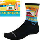 Swiftwick Vision Impression National Park Crew Socks - 6" California Small