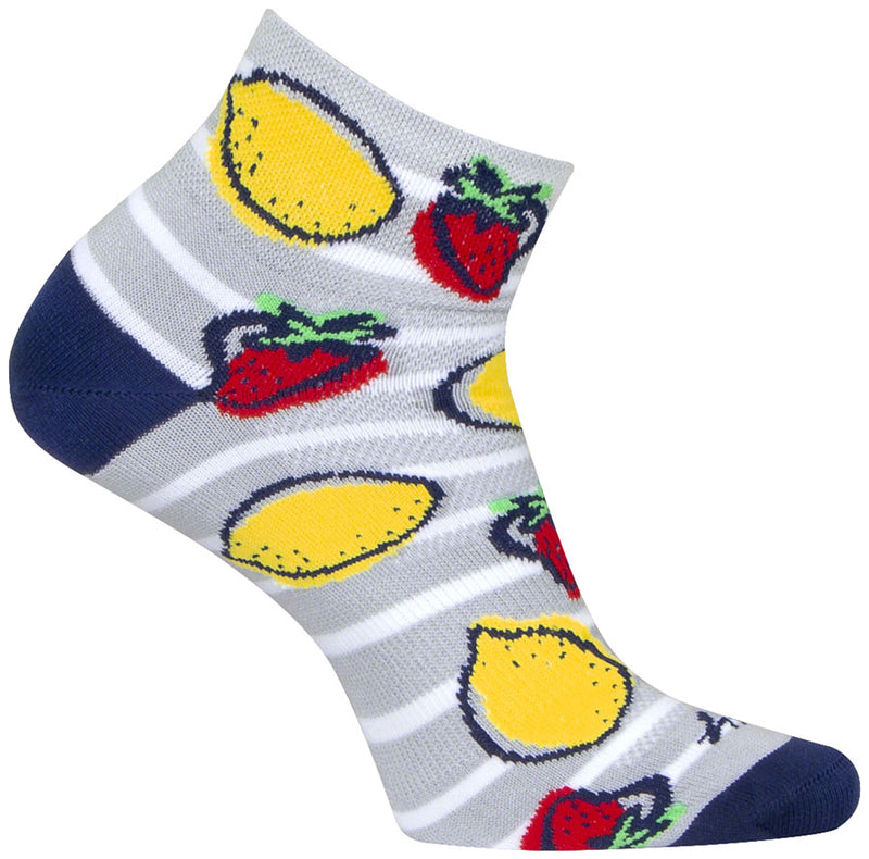 SockGuy Classic Low Lemonade Socks - 2" Women's Small/Medium