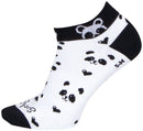 SockGuy Classic Low Panda Socks - 1" Women's Small/Medium