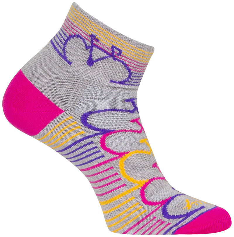 SockGuy Classic Low Streamline Socks - 2" Women's Small/Medium