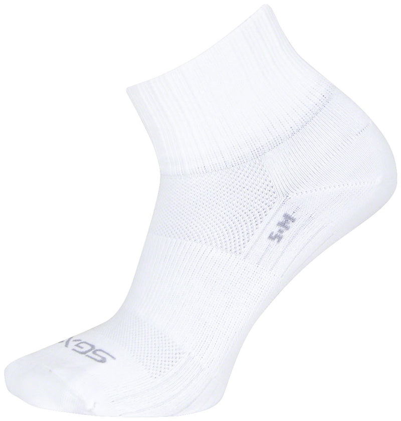 SockGuy SGX White Socks - 2.5" Small/Medium