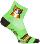 SockGuy Classic Cat Buzz Socks - 3" Large/X-Large