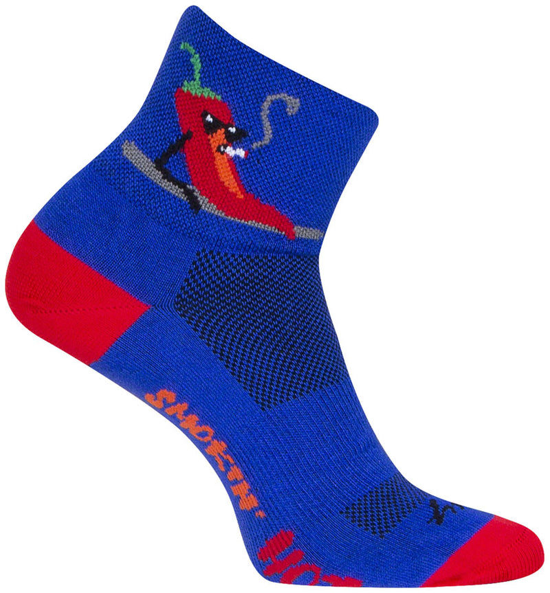 SockGuy Classic Smokin Hot Socks - 3" Small/Medium
