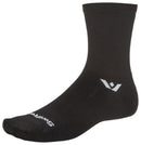 Swiftwick Aspire Mid-Crew Socks - Circuit Black Large