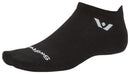 Swiftwick Aspire No Show Socks - Circuit Black XLarge