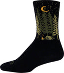 SockGuy Wool Camper Socks - 6" Black Small/Medium