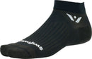 Swiftwick Aspire Ankle Socks - 1" Black Small