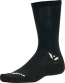 Swiftwick Aspire Crew Socks - 7" Black X-Large