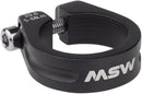 MSW Seatpost Clamp - 29.8mm Bolt-On Black