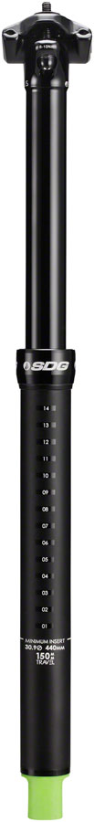 SDG Tellis Dropper Seatpost (170mm) 30.9x480mm w/1x Leve