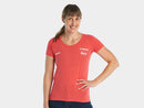 Shirt Santini Trek-Segafredo Tee Women LG Radioactive Coral
