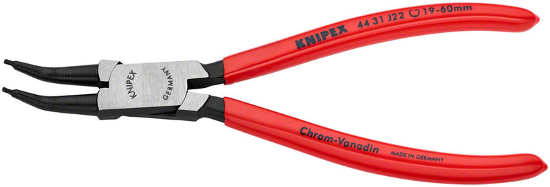 Knipex Internal 45deg Angle Snap Ring Pliers - 7"