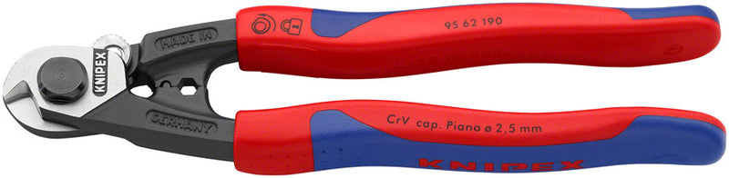 Knipex Wire Rope Shears - Burnished Forged Steel 7 1/2"
