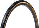 Panaracer GravelKing EXT Tire - 700 x 35 Tubeless Folding Black/Brown