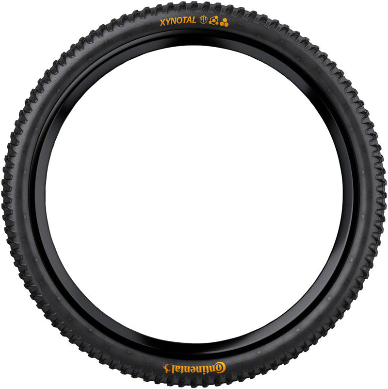 Continental Xynotal Tire - 27.5 x 2.40 Tubeless Folding BLK Super Soft Downhill Casing E25