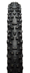 45NRTH Wrathchild Tire - 27.5 x 3.0 Tubeless Folding BLK 120 TPI 252 XL Concave Carbide Aluminum Studs