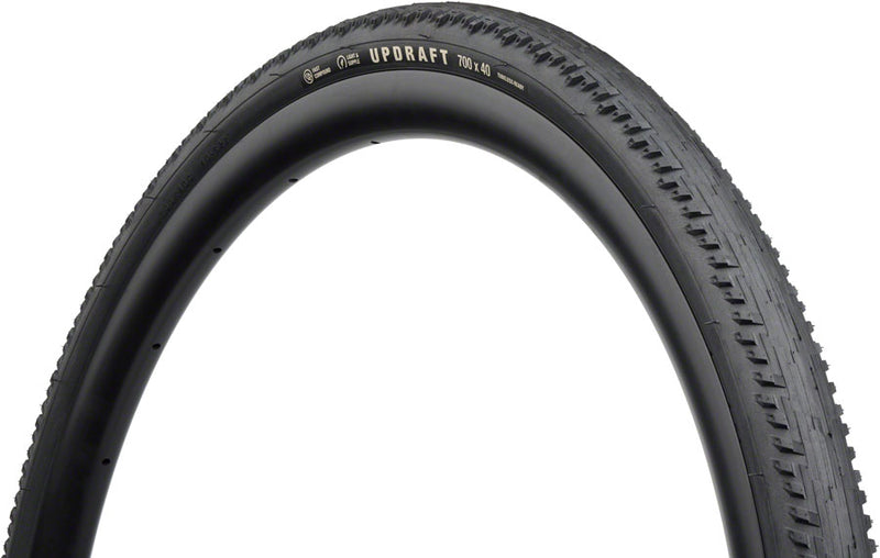 Teravail Updraft Tire - 700 x 40 Tubeless Folding BLK Light Supple Fast Compound