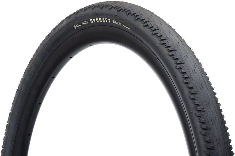 Teravail Updraft Tire - 700 x 50 Tubeless Folding BLK Durable Fast Compound