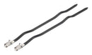 MKS Leather Toe Straps 420mm Long Black