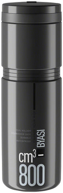 Elite Byasi Bottle Cage Storage Keg - .8 L Dark Gray