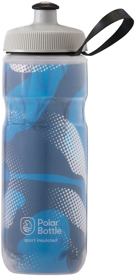 Polar Bottle Sport Insulated 20oz Water Bottle 591ml / 20oz Blue/Silver