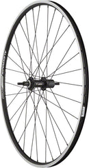 Quality Wheels Value Double Wall Series Rear Wheel - 700 10 x 1 x 135mm Rim Brake HG 10 BLK Clincher 32H