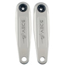 5Dev DH/Freeride Cranks 155mm No Spindle Clear/Silver